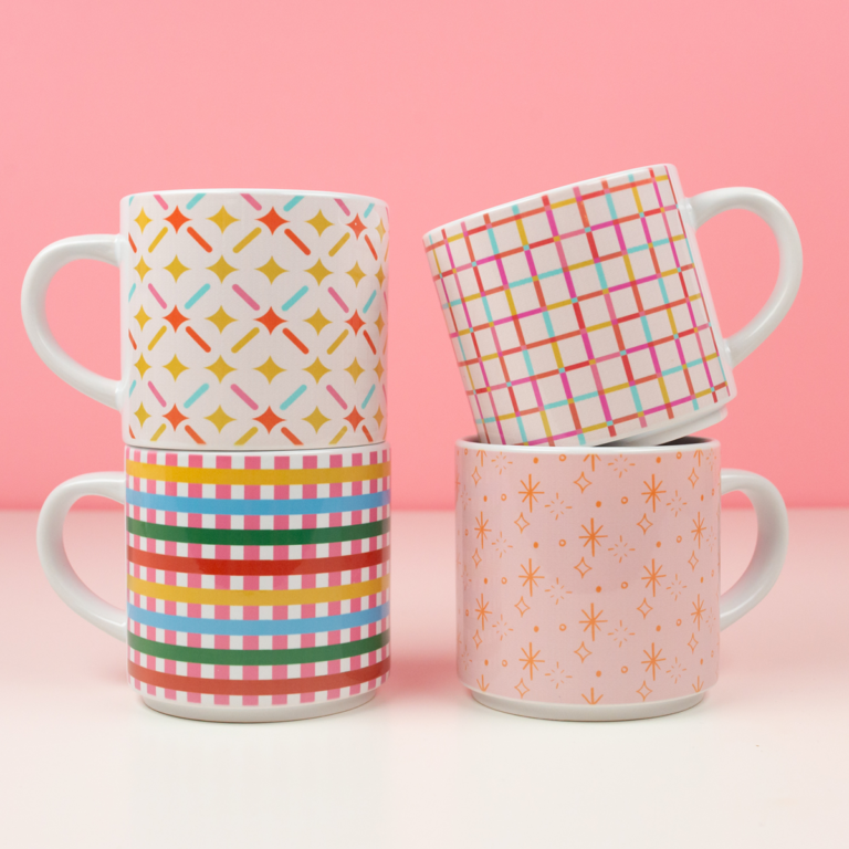 2 Sublimation Mug Templates Png, PNG File for Sublimation