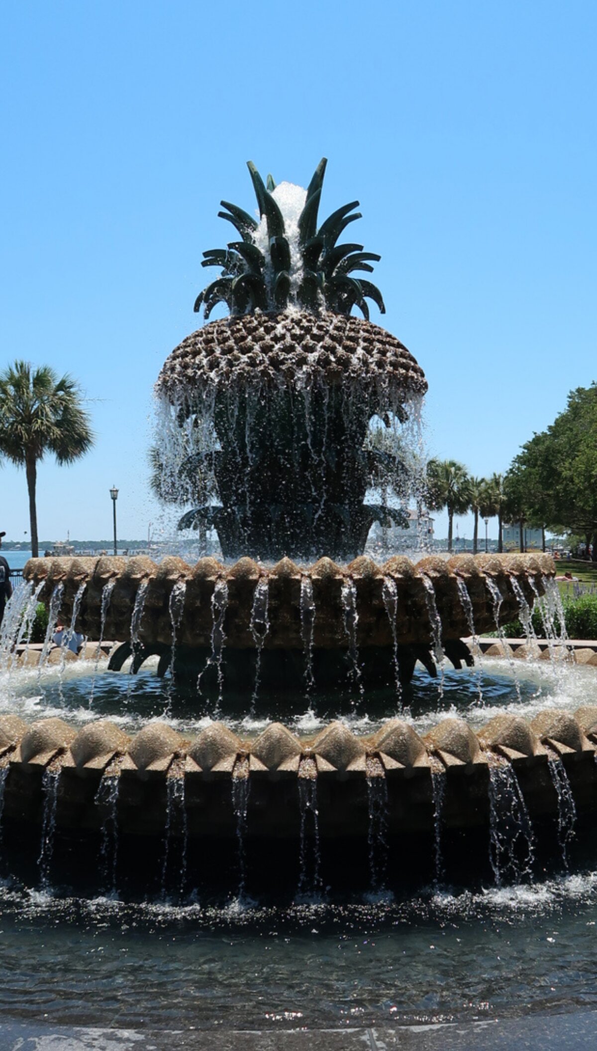 The Pineapple Fountain in Charleston, South Carolina