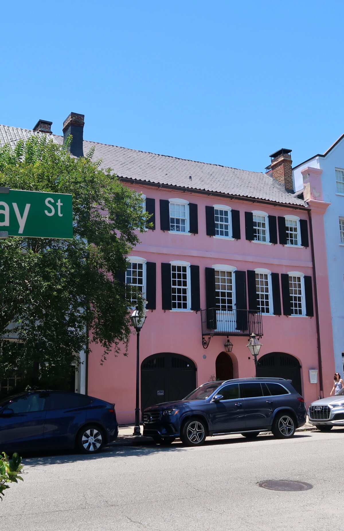 Rainbow Row in Charleston, South Carolina