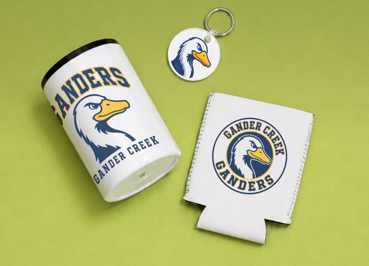 Matching team shirt, drawstring bag and water bottle